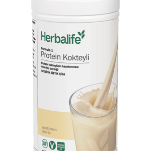 Arıqlamaq üçün Formula 1 Protein kokteyli Vanil dadı ilə