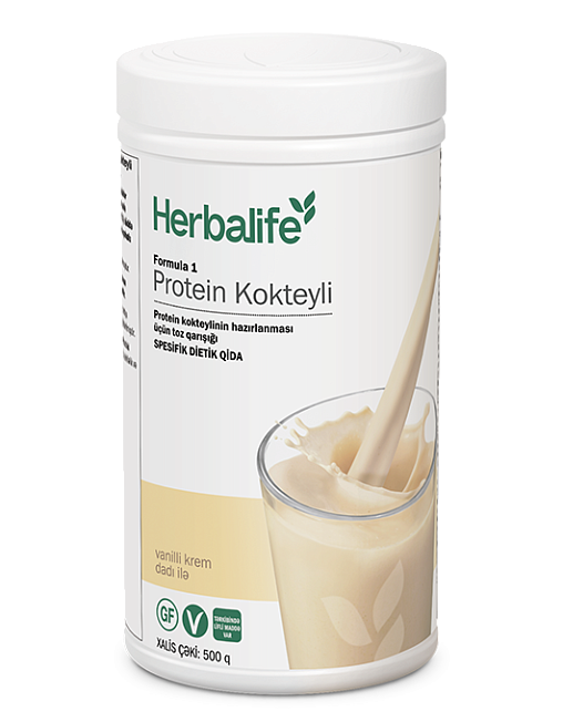 Formula 1 Protein kokteyli Vanil dadı ilə Arıqlamaq üçün Formula 1 Protein kokteyli Vanil dadı ilə